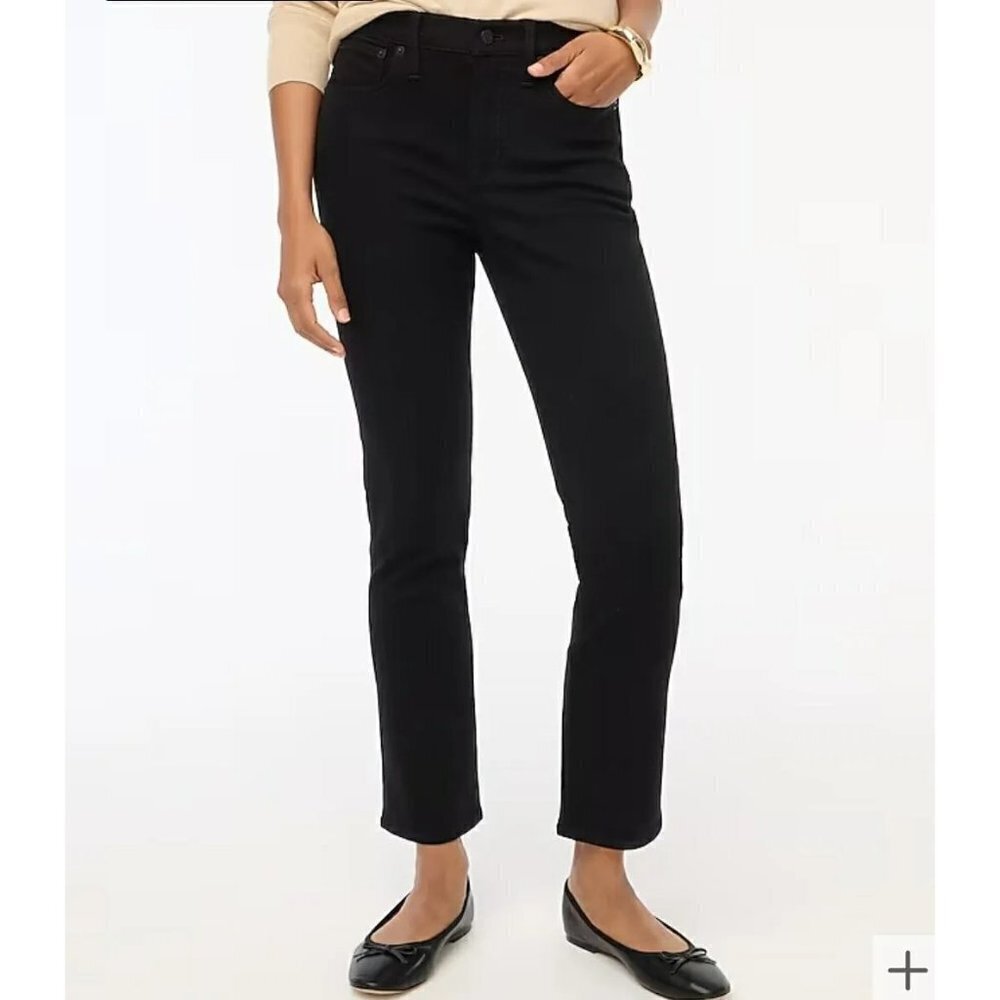 J Crew Tall Womens Size 24T Essential Straight Leg All Day Stretch Jeans $118